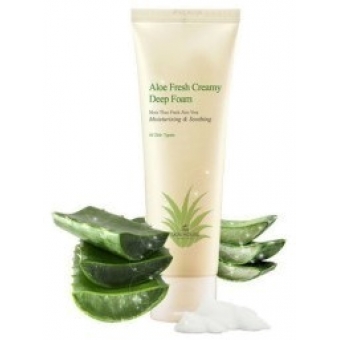 Мусс очищающий The Skin House Aloe Fresh Creamy Deep Foam